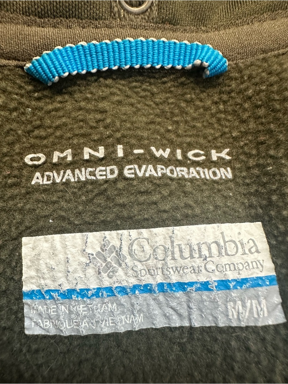 Columbia Omni-Wick Jacket Hooded Long Utility Coat Size M Green Gorpcore Outdoor - Picture 5 of 12